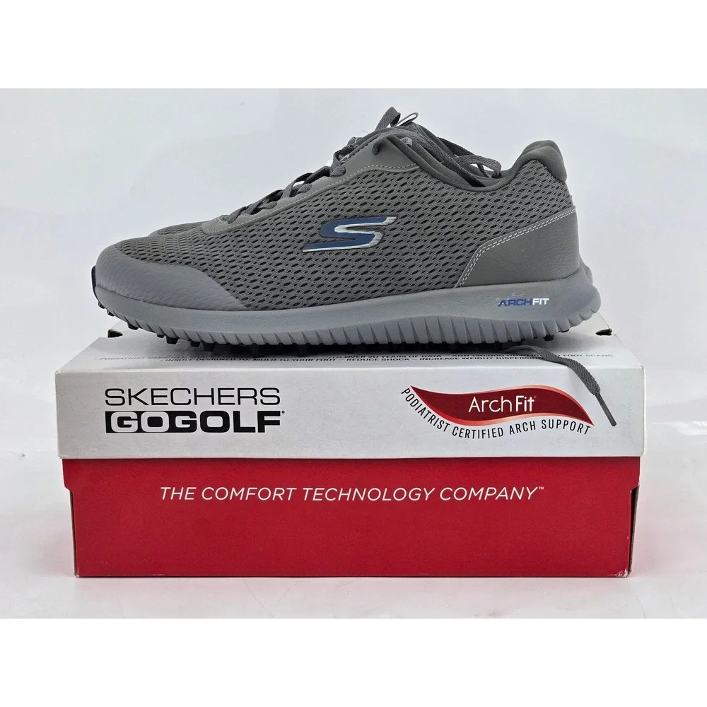 Skechers Go Golf Max 2 Fairway 3 Mens 10.5 Charcoal Navy 214029 - New